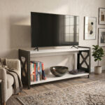 Rack TV Doble (Blanco)