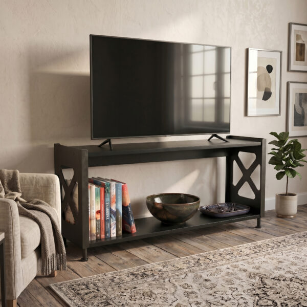 Rack TV Doble (Negro)