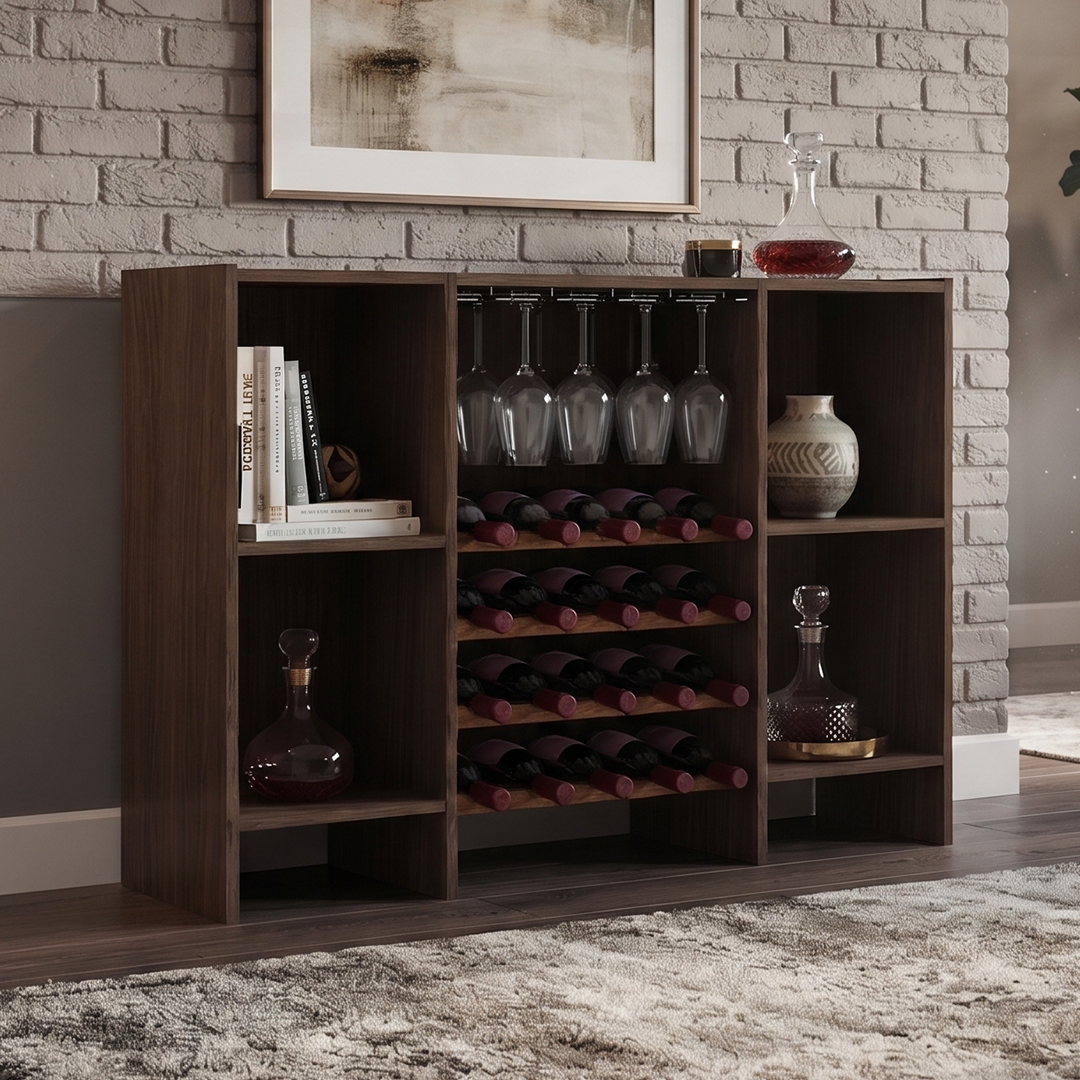 Wengue - 309 Cava Modelo N°309 (20 Botellas + 9 Copas) – Roble Dakar - Imagen 1